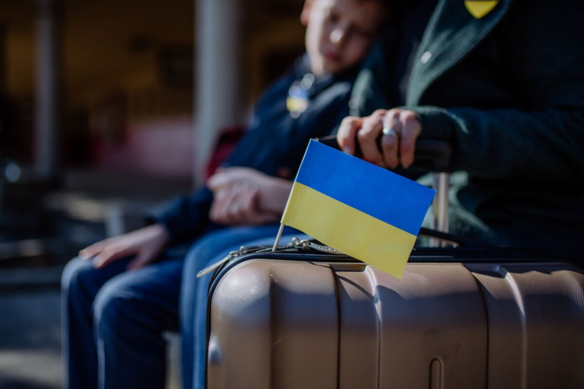 Українські біженці. Фото: Хвиля
